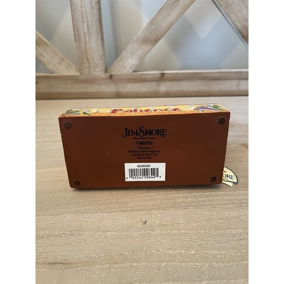 Jim Shore Heartwood Creek 2006 Patience Cat Figure With Bird V4006926 - Picture 6 of 6